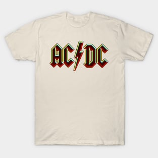 ACDC Retro Glowing Neon T-Shirt